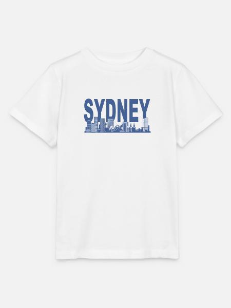 Sydney Skyline - Stanley/Stella Kinder T-Shirt MINI CREATOR  - Weiß