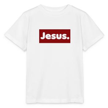 Jesus. Cooles Motiv - Stanley/Stella Kinder T-Shirt MINI CREATOR  - Weiß - Vorne - Maike (125cm)