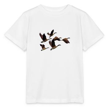 Les oies sauvages - T-shirt bio MINI CREATOR Stanley/Stella Enfant - blanc - Devant - Maike (125cm)