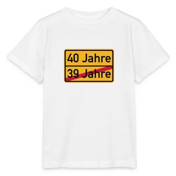 40. Geburtstag - Stanley/Stella Kinder T-Shirt MINI CREATOR  - Weiß - Vorne - Maike (125cm)