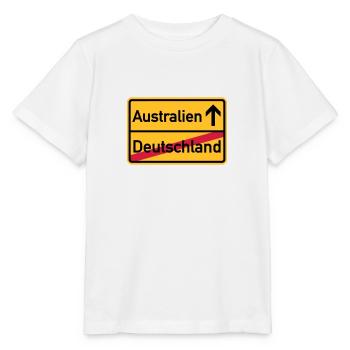 Australien - Stanley/Stella Kinder T-Shirt MINI CREATOR  - Weiß - Vorne - Maike (125cm)