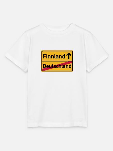 Finnland - Stanley/Stella Kinder T-Shirt MINI CREATOR  - Weiß