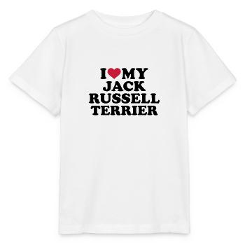 Jack Russell - Stanley/Stella Kinder T-Shirt MINI CREATOR  - Weiß - Vorne - Maike (125cm)