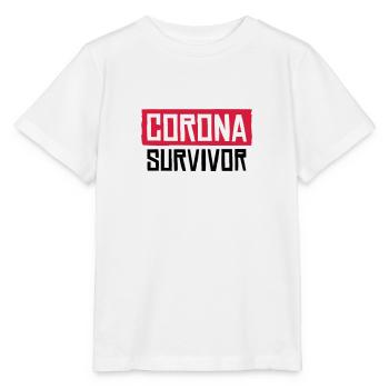 Corona Survivor - T-shirt bio MINI CREATOR Stanley/Stella Enfant - blanc - Devant - Maike (125cm)