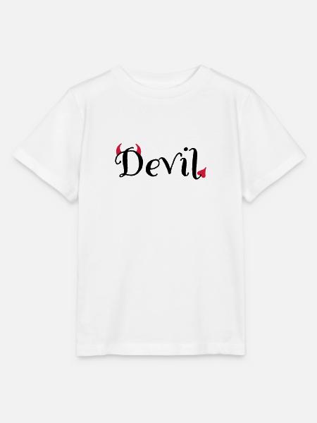 6061912 118998807 Devil - Stanley/Stella Kinder T-Shirt MINI CREATOR - Weiß
