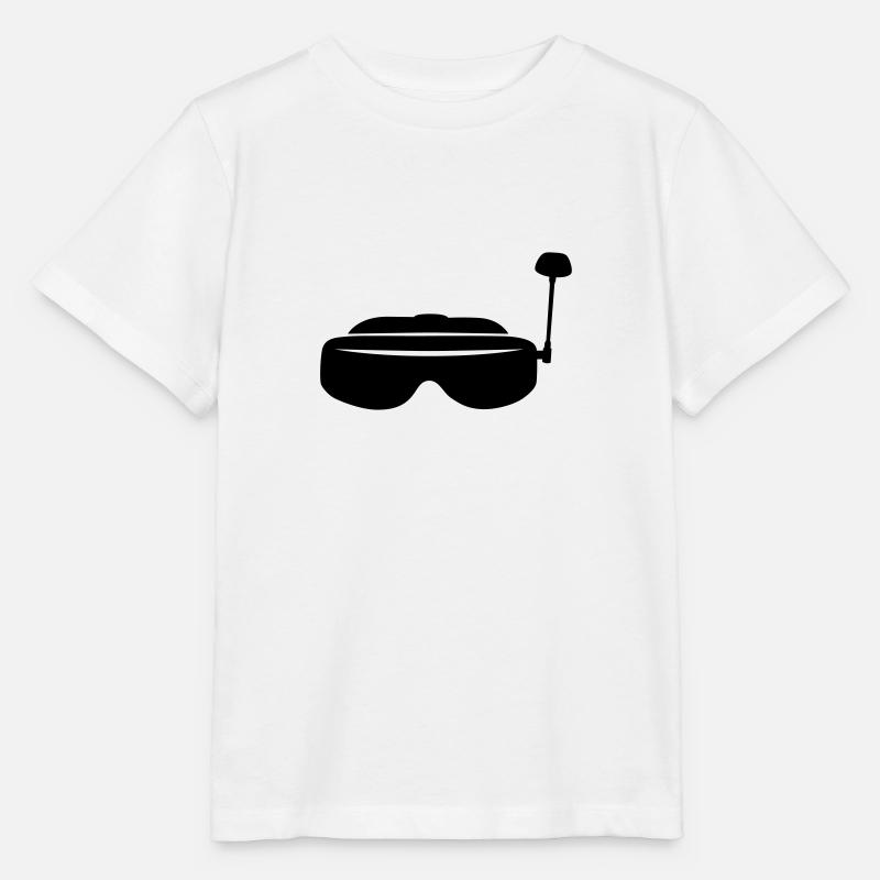 Lunettes FPV - T-shirt bio MINI CREATOR Stanley/Stella Enfant - blanc