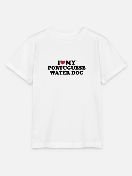 Portugiesischer Wasserhund - Stanley/Stella Kinder T-Shirt MINI CREATOR - Weiß