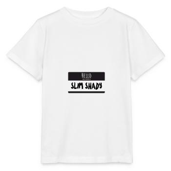 My name is Slim Shady - Stanley/Stella MINI CREATOR Kids’ T-Shirt - white - Front - Maike (125cm)