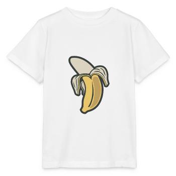 banane - T-shirt bio MINI CREATOR Stanley/Stella Enfant - blanc - Devant - Maike (125cm)