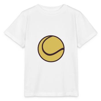 Tennisball - Stanley/Stella Kinder T-Shirt MINI CREATOR  - Weiß - Vorne - Maike (125cm)
