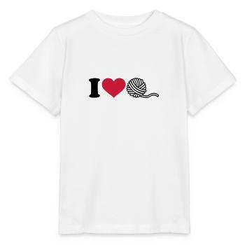 Stricken - Stanley/Stella Kinder T-Shirt MINI CREATOR  - Weiß - Vorne - Maike (125cm)