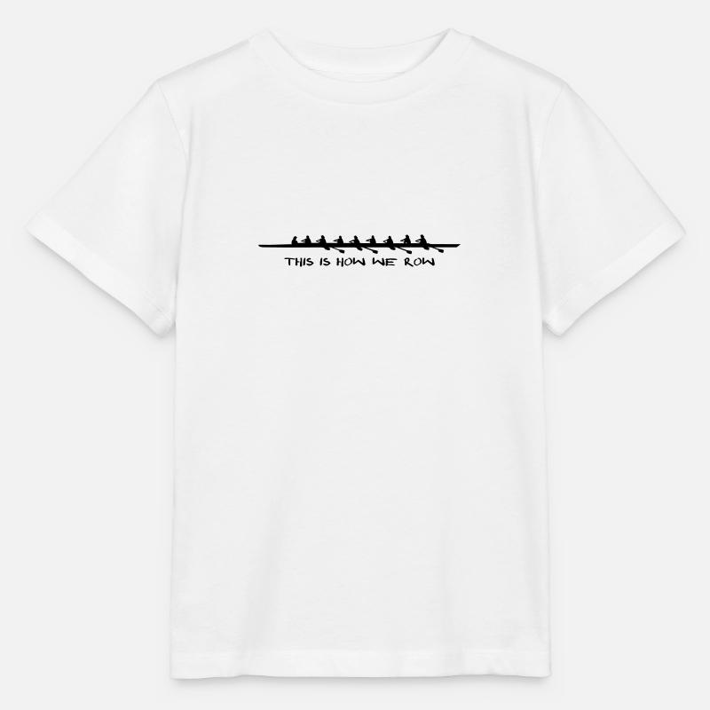 Rowing Coxed eight, Women's Crew - Stanley/Stella MINI CREATOR Kids’ T-Shirt - white