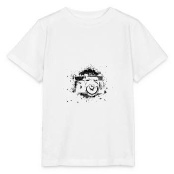 Kamera - Stanley/Stella Kinder T-Shirt MINI CREATOR  - Weiß - Vorne - Maike (125cm)