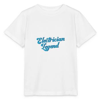 Electro Worker Legend Craftsman Voltage - Stanley/Stella MINI CREATOR Kids’ T-Shirt - white - Front - Maike (125cm)
