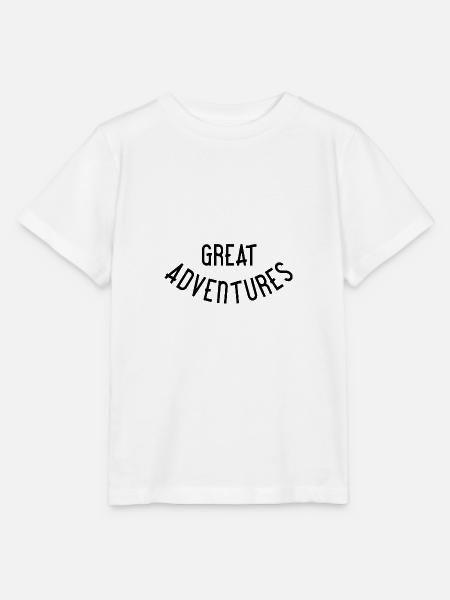 Great Adventures - Stanley/Stella Kinder T-Shirt MINI CREATOR  - Weiß