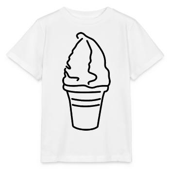 Glace - T-shirt bio MINI CREATOR Stanley/Stella Enfant - blanc - Devant - Maike (125cm)