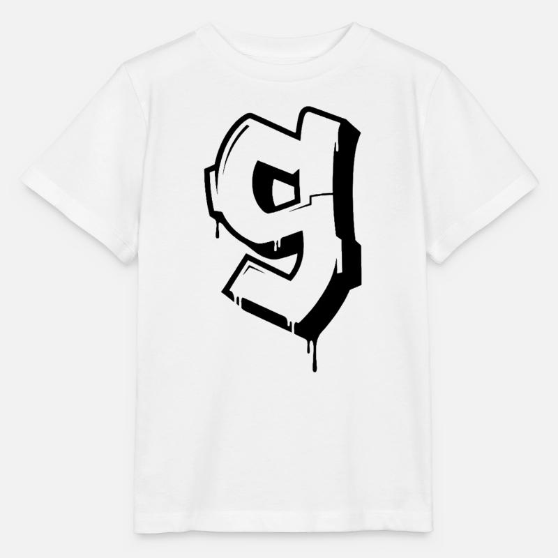 Graffiti 9 - Stanley/Stella T-shirt MINI CREATOR til børn - hvid