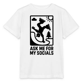 Inline Skate Social Media Fame Cool Kids - Stanley/Stella Kinder T-Shirt MINI CREATOR  - Weiß - Vorne - Maike (125cm)