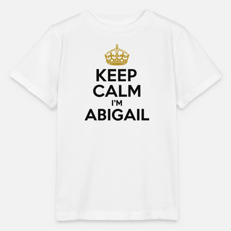 Keep Calm i-m Abigail - Stanley/Stella Kinder T-Shirt MINI CREATOR  - Weiß