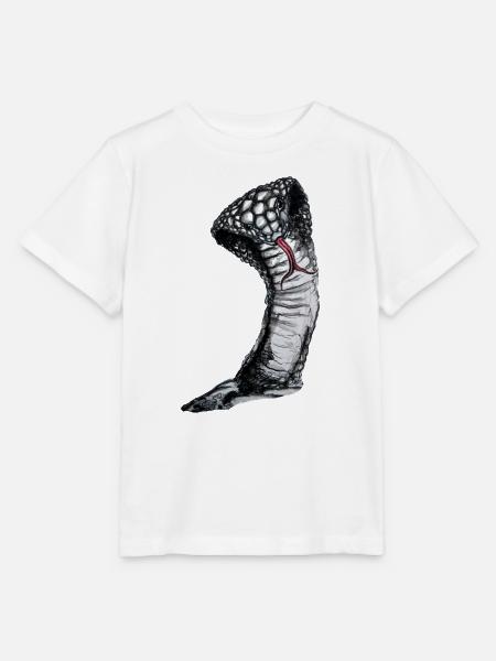 Kobra - Stanley/Stella Kinder T-Shirt MINI CREATOR - Weiß