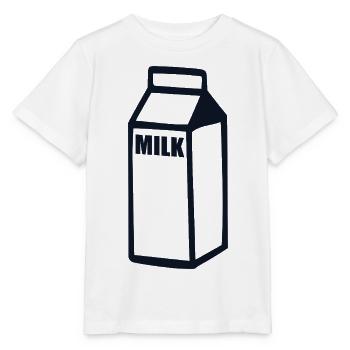 lait - T-shirt bio MINI CREATOR Stanley/Stella Enfant - blanc - Devant - Maike (125cm)