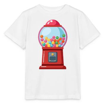 Machine à boules de chewing-gum - T-shirt bio MINI CREATOR Stanley/Stella Enfant - blanc - Devant - Maike (125cm)