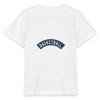 Basketball Banner - Stanley/Stella MINI CREATOR Kids’ T-Shirt - white - Front - Maike (125cm)