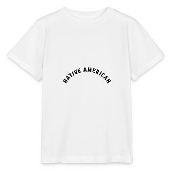 Native American - Stanley/Stella MINI CREATOR Kids’ T-Shirt - white - Front - Maike (125cm)
