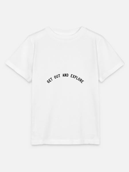 Get out and explore - Stanley/Stella Kinder T-Shirt MINI CREATOR - Weiß