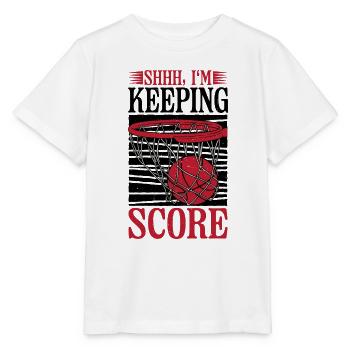 Chut, je garde le score 21 - T-shirt bio MINI CREATOR Stanley/Stella Enfant - blanc - Devant - Maike (125cm)