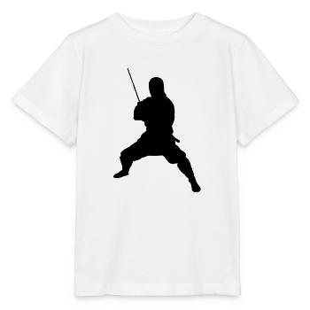 Ninja - Stanley/Stella Kinder T-Shirt MINI CREATOR  - Weiß - Vorne - Maike (125cm)