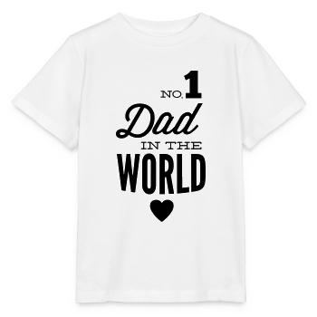 no1 dad of the world - T-shirt bio MINI CREATOR Stanley/Stella Enfant - blanc - Devant - Maike (125cm)