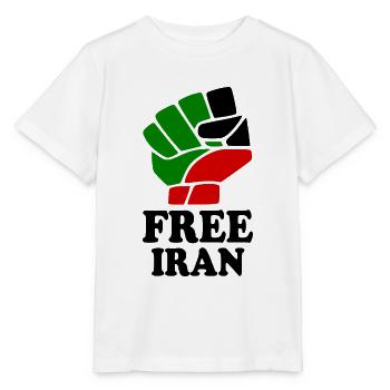 Free iran - Stanley/Stella Kinder T-Shirt MINI CREATOR  - Weiß - Vorne - Maike (125cm)