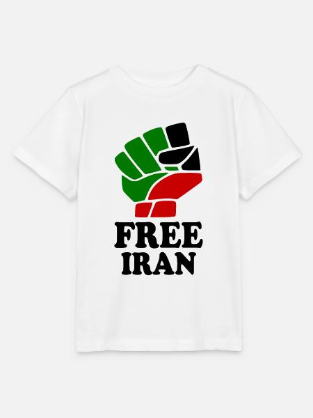 Free iran - Stanley/Stella Kinder T-Shirt MINI CREATOR - Weiß