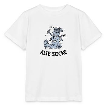 Vieille chaussette - T-shirt bio MINI CREATOR Stanley/Stella Enfant - blanc - Devant - Maike (125cm)