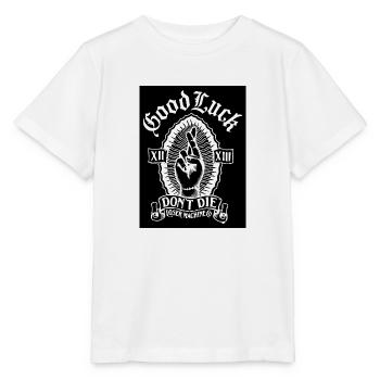Bonne chance ne meurs pas - T-shirt bio MINI CREATOR Stanley/Stella Enfant - blanc - Devant - Maike (125cm)