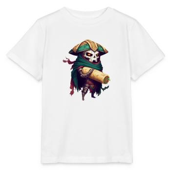 Burrito man - Stanley/Stella MINI CREATOR Kids’ T-Shirt - white - Front - Maike (125cm)
