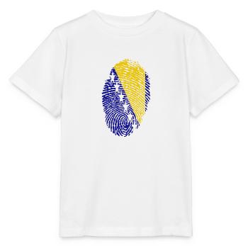 Fingerprint i love Bosnia Bosnia - Stanley/Stella MINI CREATOR Kids’ T-Shirt - white - Front - Maike (125cm)