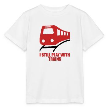 Train driver, train conductor, railway, subway, ICE, train - Stanley/Stella MINI CREATOR Kids’ T-Shirt - white - Front - Maike (125cm)