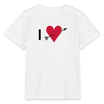 I ♥ / I love - Stanley/Stella MINI CREATOR Kids’ T-Shirt - white - Front - Maike (125cm)
