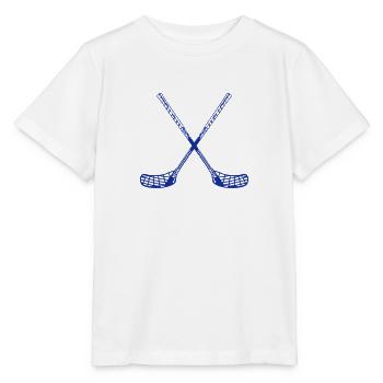 Unihockey Stöcke X - Stanley/Stella Kinder T-Shirt MINI CREATOR  - Weiß - Vorne - Maike (125cm)