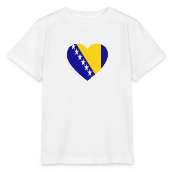 Love Love gift Bosnia Bosnia - Stanley/Stella MINI CREATOR Kids’ T-Shirt - white - Front - Maike (125cm)