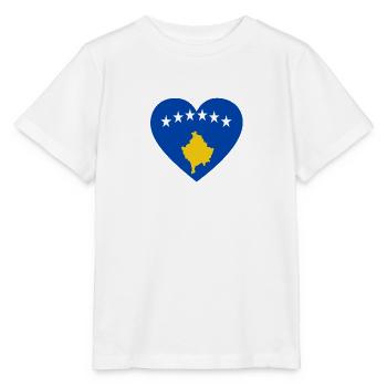 Love Love gift Kosovo balkan kosovar - Stanley/Stella MINI CREATOR Kids’ T-Shirt - white - Front - Maike (125cm)