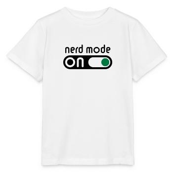 Nerd Mode On (Geek / Computerfreak) - Stanley/Stella Kinder T-Shirt MINI CREATOR  - Weiß - Vorne - Maike (125cm)