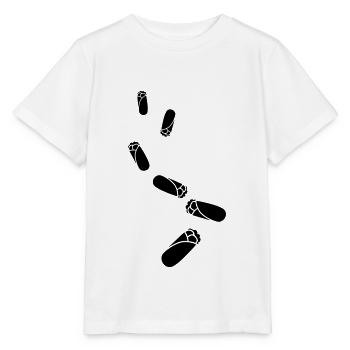 Icône sandwich - T-shirt bio MINI CREATOR Stanley/Stella Enfant - blanc - Devant - Maike (125cm)