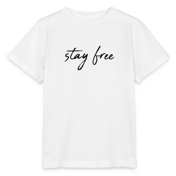 Stay free - Stanley/Stella Kinder T-Shirt MINI CREATOR  - Weiß - Vorne - Maike (125cm)