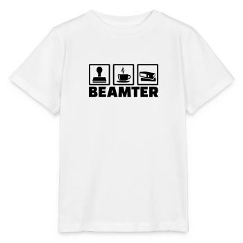 Beamter - Stanley/Stella Kinder T-Shirt MINI CREATOR  - Weiß - Vorne - Maike (125cm)