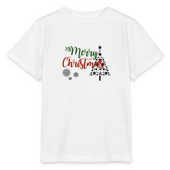 Merry Christmas - Stanley/Stella MINI CREATOR Kids’ T-Shirt - white - Front - Maike (125cm)
