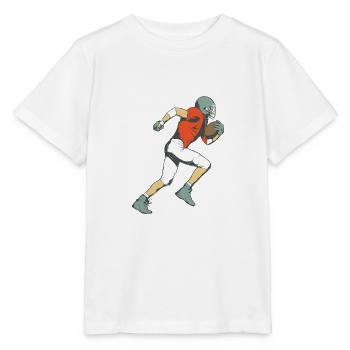 Football player - Stanley/Stella MINI CREATOR Kids’ T-Shirt - white - Front - Maike (125cm)