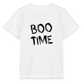 Boo Time - Stanley/Stella Kinder T-Shirt MINI CREATOR  - Weiß - Vorne - Maike (125cm)